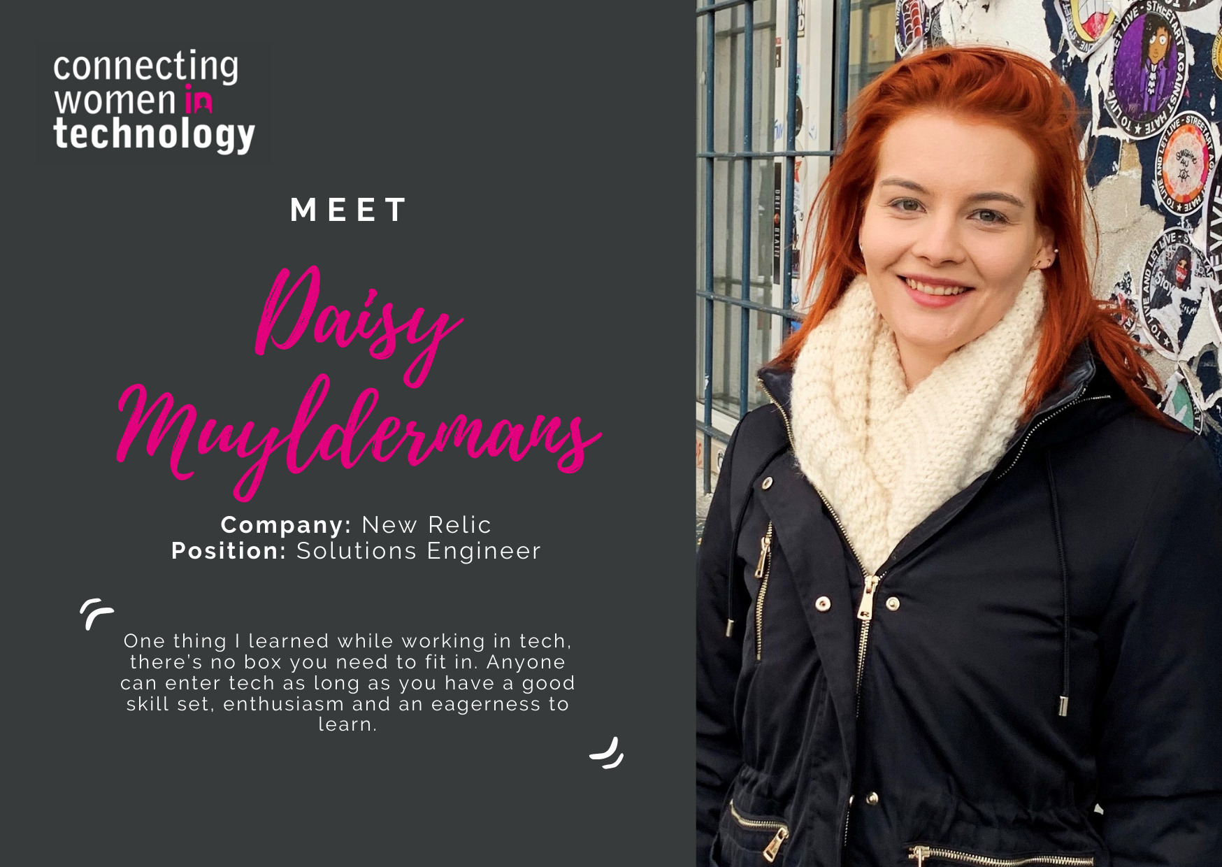 Meet CWiT Talent: Daisy Muyldermans